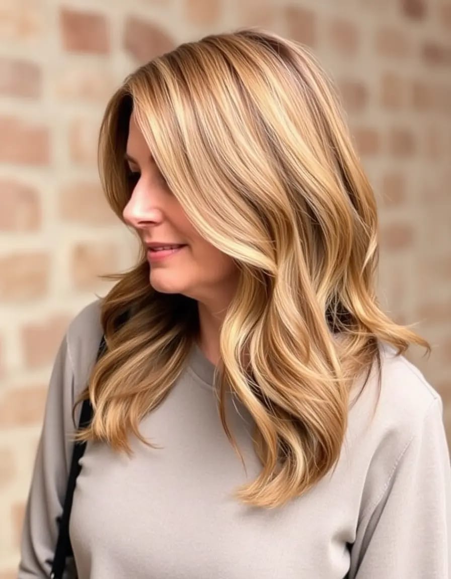 simple woman look