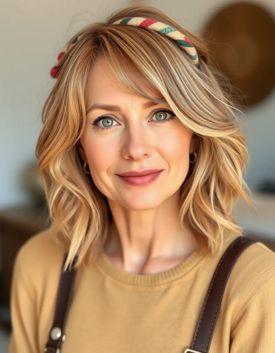 simple old woman look