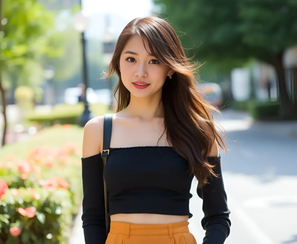 young woman look